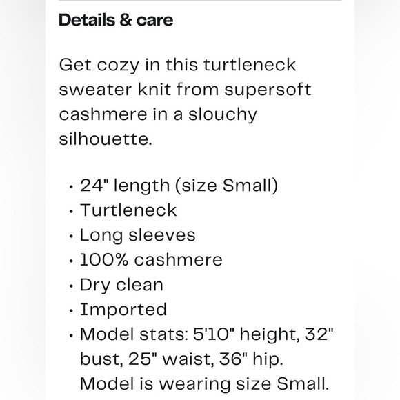 NWOT The Cashmere Project Cozy Ribbed Turtleneck Sweater - Picture 7 of 13